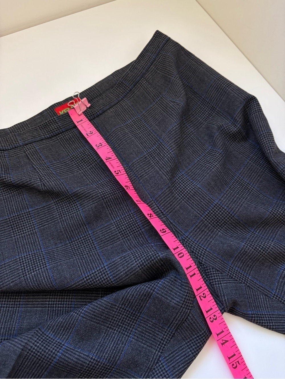 KENZO JUNGLE 90s VINTAGE WOOL BLEND TAILORED PLAID TROUSERS SIZE 42 - Picture 9 of 11